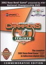 The 2002 Rose Bowl Game National Championship [Commemorative Edition]