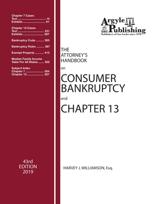The Attorney's Handbook on Consumer Bankruptcy and Chapter 13 - Lee, Chad Jonathan (Editor), and Williamson, Harvey J