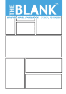 The Blank Graphic Novel Panelbook: 7x10, 79 pages