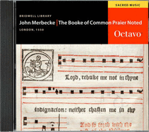 The Booke of Common Praier Noted (Book of Common Prayer Noted; Facsimile of 1550 Edition on Cd-Rom)