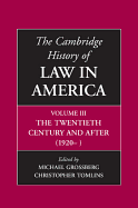 The Cambridge History of Law in America