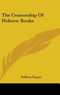 The Censorship Of Hebrew Books