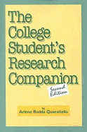 The College Student's Research Companion - Quaratiello, Arlene Rodda