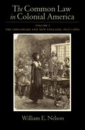 The Common Law in Colonial America: Volume I: The Chesapeake and New England 1607-1660