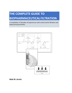 The Complete Guide to Biopharmaceutical Filtration: A Compilation of Decades of Experiences with Critical Sterile Filtration and Bioprocessing Activities