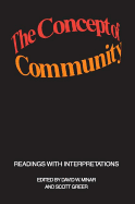 The Concept of Community: Readings with Interpretations
