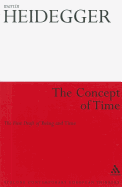 The Concept of Time: The First Draft of Being and Time