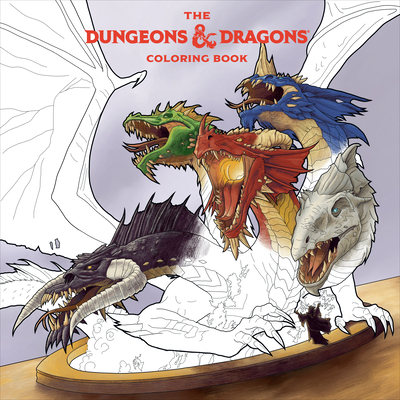 The Dungeons & Dragons Coloring Book: 80 Adventurous Line Drawings - Official Dungeons & Dragons Licensed