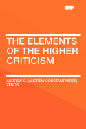 The Elements of the Higher Criticism