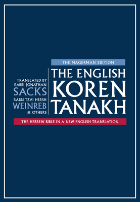 The English Koren Tanakh, Magerman Edition, Large - Sacks, Jonathan