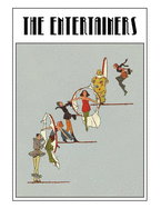 The Entertainers: Art Deco Retro Vintage Classic 1930s Style Notebook / White Blank College Ruled Lined Note Book