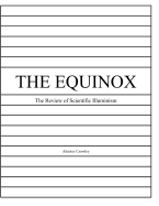 The Equinox, Vol. 1, No. 10: The Review of Scientific Illuminism