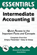 The Essentials of Intermediate Accounting II - Research & Education Association, and Bailey, Eldon R