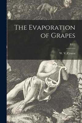 The Evaporation of Grapes; B322 - Cruess, W V (William Vere) 1886-1968 (Creator)