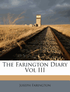 The Farington Diary Vol III