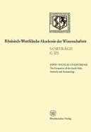 The Formation of the Greek Polis: Aristotle and Archeology: 273. Sitzung am 16. Februar 1983 in Dsseldorf