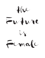 The Future Is Female: 8.5 X 11 Black & White Notebook 120 Page Medium College-Ruled Journal with Lined Pages & Back Index