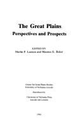 The Great Plains: Perspectives & Prospects