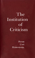 The Institution of Criticism