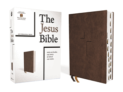The Jesus Bible, NIV Edition, (With Thumb Tabs to Help Locate the Books of the Bible), Leathersoft, Teal, Thumb Indexed, Comfort Print