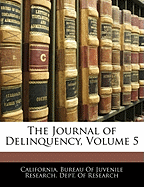 The Journal of Delinquency, Volume 5