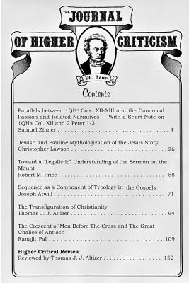 The Journal of Higher Criticism Volume 13 Number 4 - Criddle, Alex (Editor), and Price, Robert M