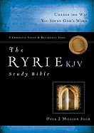 The KJV Ryrie Study Bible Genuine Leather Black Red Letter