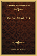 The Last Word 1935