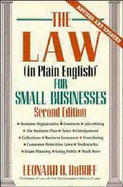 The Law (in Plain English)? for Small Businesses - DuBoff, Leonard D