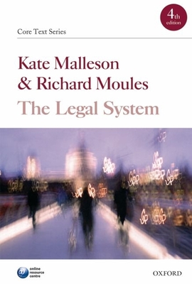 The Legal System - Malleson, Kate, and Moules, Richard