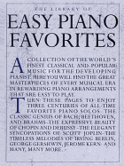 The Library of Easy Piano Favorites
