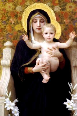 "The Madonna of the Lilies" by William-Adolphe Bouguereau - 1899: Journal (Blank - Press, Ted E Bear