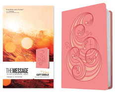 The Message Deluxe Gift Bible (Leather-Look, Pink and Gold Waves): The Bible in Contemporary Language