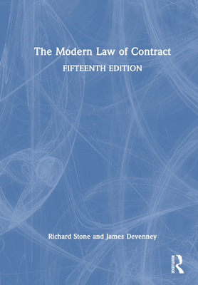 The Modern Law of Contract - Stone, Richard, and Devenney, James