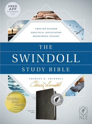 The NLT Swindoll Study Bible Black, Indexed - Tyndale, and Swindoll, Charles R. (Contributions by)