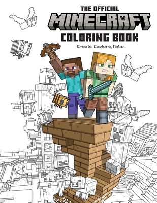 The Official Minecraft Coloring Book: Create, Explore, Relax!: Colorful Storytelling for Advanced Artists - Insight Editions