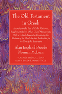 The Old Testament in Greek, Volume I The Octateuch, Part II Exodus and Leviticus