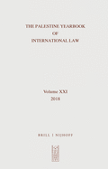 The Palestine Yearbook of International Law (2018)