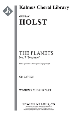 The Planets, Op. 32/H125: Conductor Score - Holst, Gustav (Composer), and Nieweg, Clinton F (Composer), and Vaught, Gregory (Composer)