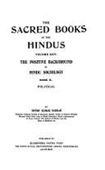 The Positive Background of Hindu Sociology, Set - Sarkar, Benoy Kumar