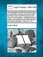 The principles and forms of practice in civil actions in courts of record under the New York Civil Practice Act and rules of civil practice: adapted also to codes of procedure and common law and equity practice. Volume 1 of 3