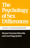 The Psychology of Sex Differences: -Vol. II: Annotated Bibliography