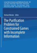 The Purification Problem for Constrained Games with Incomplete Information