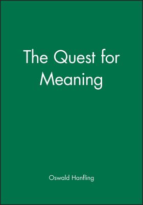 The Quest for Meaning - Hanfling, Oswald