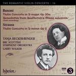 The Romantic Violin Concerto Vol. 16: Busoni, Strauss
