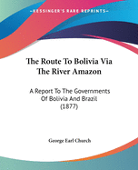 The Route To Bolivia Via The River Amazon: A Report To The Governments Of Bolivia And Brazil (1877)