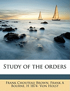 The Study of the Orders