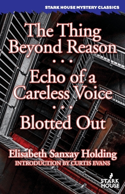 The Thing Beyond Reason / Echo of a Careless Voice / Blotted Out - Holding, Elisabeth Sanxay, and Evans, Curtis (Introduction by)