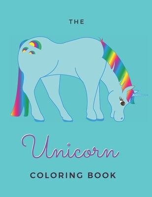 The Unicorn Coloring Book: For Adults - 20 Pages - Paperback - Made In USA - Size 8.5 x 11 - Hudson, Carrie