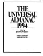 The Universal Almanac, 1994 - Wright, John W, II (Editor)